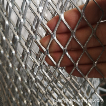 Aluminiowy kształt diamentu podniesiony rozszerzona metalowa siatka